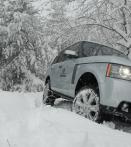 Offroadcursus in de sneeuw