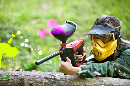 Kinderfeestje Paintball