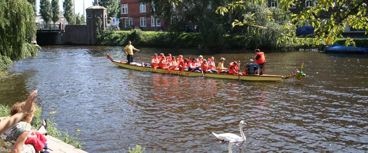 Ideaal voor teambuilding: Drakenboot varen
