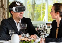 VR Dining Game op locatie