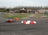 driften met de skidcar