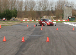 driften met de skidcar