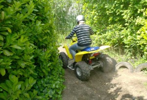 Quad parcoursen