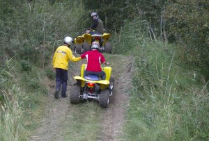 Quad parcoursen